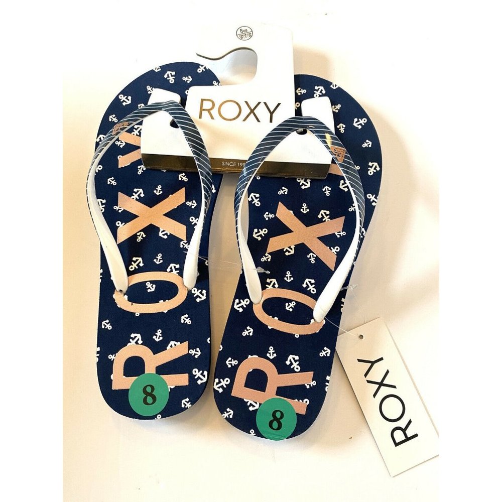 ROXY Women's Simba Love V Flip Flop Sandals Size 8 - Picture 1 of 5
